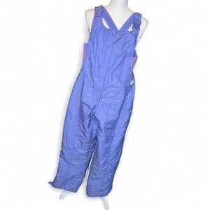 Light Blue/Lavender Overall Ski Snow Pants Ladies Small